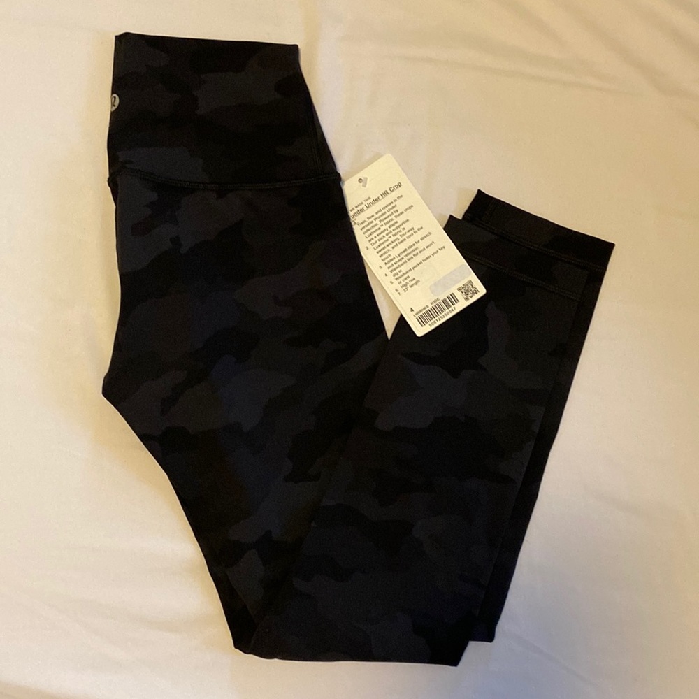 Lululemon Wunder Under 23” Camo Black